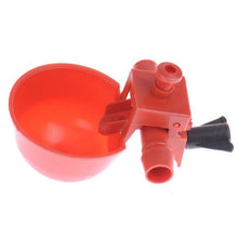 Load image into Gallery viewer, 1/10/50PCS Adjustable Chicken Bird Drinking Cup Automatic Drinker Coop Feed Cup Plastic Portable Home Poultry Farm Animal Supply