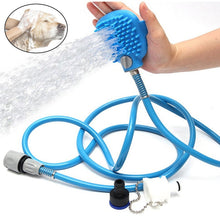 Load image into Gallery viewer, Dog Shower Sprayer Comfortable Pet Scrubber Massager For Dog Pet Shower Head Soft Dog Shower Brush Cleaning Supplies
