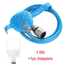Load image into Gallery viewer, Dog Shower Sprayer Comfortable Pet Scrubber Massager For Dog Pet Shower Head Soft Dog Shower Brush Cleaning Supplies
