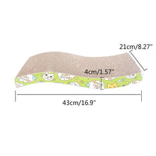 Load image into Gallery viewer, Durable Corrugated Paper Cat Scratcher Kitten Cat Scratching Pad Board Mat Scratcher Pet Cats Game Scratching
