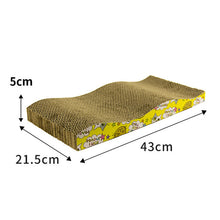 Load image into Gallery viewer, Durable Corrugated Paper Cat Scratcher Kitten Cat Scratching Pad Board Mat Scratcher Pet Cats Game Scratching
