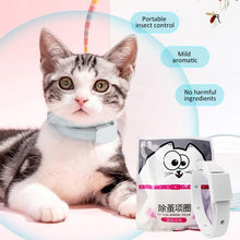Load image into Gallery viewer, Adjustable Cat &amp; Dog Collar 3Month Flea &amp; Tick Prevention Collar Anti Flea Ticks Pest Control Protect Repel Rubber Necklace Pet

