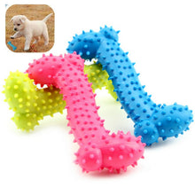 Load image into Gallery viewer, Dog Toys Rubber Resistant To Bite Bone Dog Puppy Molars Rubber Ball Play For Teeth Training Thermal Plastic TPR Pet TOY
